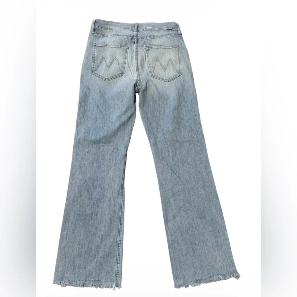 MOTHER Light Blue Flare Jeans - Picture 3 of 6